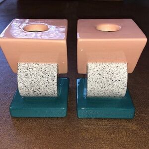 CANDLE HOLDERS MIDCENTURY MODERN - PERFECT CONDITION